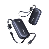 Baseus EnerFill FC21 Qpow 3 Ultra Digital Display Power Bank With Detachable Cable 10000mAh 45W
