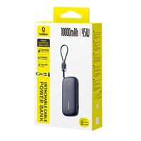 Baseus EnerFill FC21 Qpow 3 Ultra Digital Display Power Bank With Detachable Cable 10000mAh 45W
