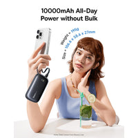Baseus EnerFill FC21 Qpow 3 Ultra Digital Display Power Bank With Detachable Cable 10000mAh 45W
