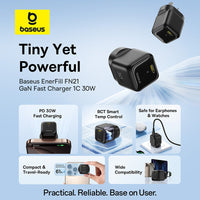 Baseus EnerFill FN21 Fast Charger 1C 30W AU-Cosmic Black

