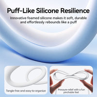 Baseus Foamed Silicone Fast Charging Data Cable USB-A to iP 2.4A (1m)
