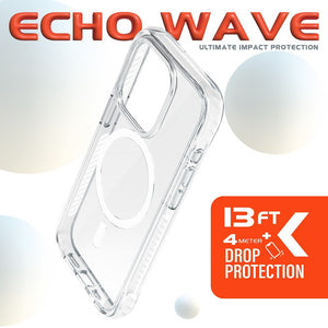 REDEFINE Echo Wave Ultimate Impact Protection Transparent Case