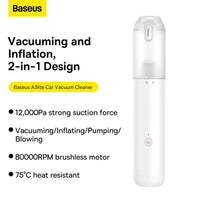 Baseus A3 Lite Car Vacuum Cleaner 100W 12000 Pa
