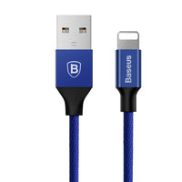 Baseus Yiven USB to Lightning Data Charging Cable for iPhone 1.2M -Navy
