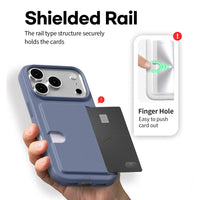 Mercury Goospery Rail 2 Card Holder Case Cover for iPhone 17 Pro Max / 18 Pro Max

