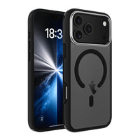 Dual Color Shockproof Transparent Case Cover With Magnetic Ring for iPhone 17 Pro / 18 Pro
