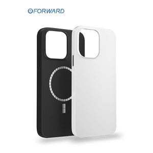 BLACKTECH Magnetic 3D Sublimation 2 in 1 Coated Phone Case - White