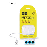 Hoco C1 Car Charger Splitter - White
