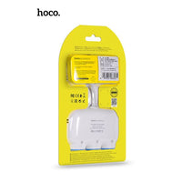 Hoco C1 Car Charger Splitter - White
