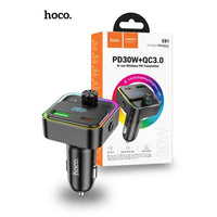 Hoco E81 1C1A Fantasy PD30W QC3.0 Car MP3 FM Transmitter - Black
