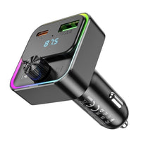 Hoco E81 1C1A Fantasy PD30W QC3.0 Car MP3 FM Transmitter - Black
