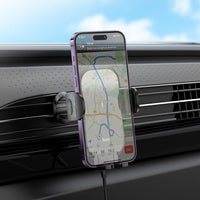 Hoco HW4 15W Air Vent Journey Wireless Car Holder - Black
