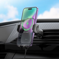 Hoco HW4 15W Air Vent Journey Wireless Car Holder - Black
