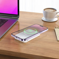 Hoco J109 15W PD20W 5000mAh Magnetic Wireless Charging Power Bank - White
