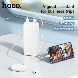 Hoco J111D 50000mAh PD30W Smart Charge Power Bank - Black