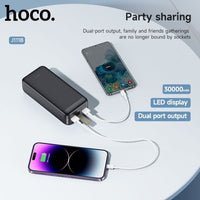 Hoco J111B 30000mAh Smart Charge Power Bank - Black
