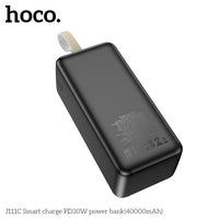 Hoco J111C 40000mAh PD30W Smart Charge Power Bank - Black
