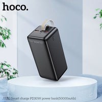 Hoco J111D 50000mAh PD30W Smart Charge Power Bank - Black
