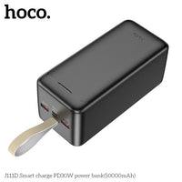 Hoco J111D 50000mAh PD30W Smart Charge Power Bank - Black
