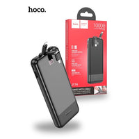 Hoco J114 All Cable and Digital Display 10000mAh Power Bank - Black
