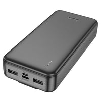 Hoco J118A 20000mAh With Built In Charging Cable Speed Energy Power Bank - Black
