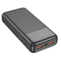 Hoco J121A 20000mAh 22.5W Ultra Thin Fully Compatible Power Bank - Black
