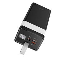 Hoco J86 40000mAh 22.5W Powermaster Power Bank With LED Lamp - Black
