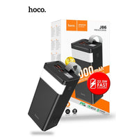 Hoco J86 40000mAh 22.5W Powermaster Power Bank With LED Lamp - Black
