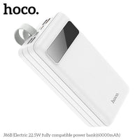 Hoco J86B 60000mAh 22.5W Powermaster Power Bank With LED Lamp - Black
