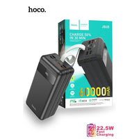 Hoco J86B 60000mAh 22.5W Powermaster Power Bank With LED Lamp - Black
