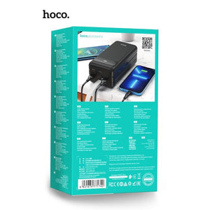 Hoco J86B 60000mAh 22.5W Powermaster Power Bank With LED Lamp - Black