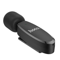 Hoco L15 USB-C Crystal Lavalier Wireless Digital Microphone - Black
