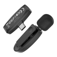 Hoco L15 USB-C Crystal Lavalier Wireless Digital Microphone - Black

