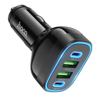 Hoco NZ11 Guide PD72W 2C2A Car Charger - Black
