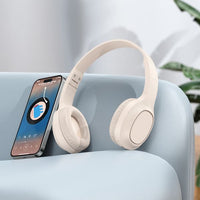 Hoco W46 Charm Bluetooth Headphones - White
