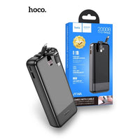 Hoco J114a 20000mAh All Cable and Digital Display Power Bank - Black
