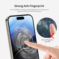 iPhone 16 Pro / 17 BLACKTECH AI AUTO 9D Full Cover Tempered Glass - Black
