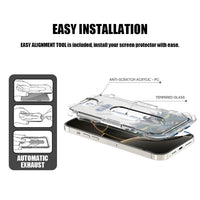 iPhone 16 Pro / 17 LITO D9 D CLEAR Full Glass With Tools ESD - Black