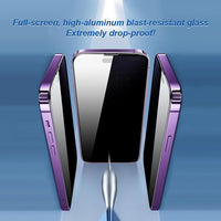 iPhone 16 Pro / 17 LITO LT - D16 HD PRO Privacy Full Glass Full Glue-ESD Glue - Black
