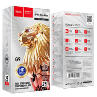 iPhone 16 Pro / 17 hoco. G9 Full screen HD tempered glass - Black