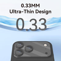 iPhone 17 LITO C1 Camera Anti-Glare Tempered Glass - Black
