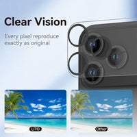 iPhone 17 LITO C1 Camera Anti-Glare Tempered Glass - Black
