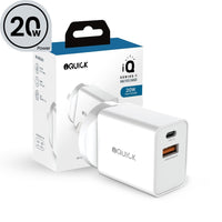 iQuick 20W PD3.0+QC3.0 Fast Charging Adapter
