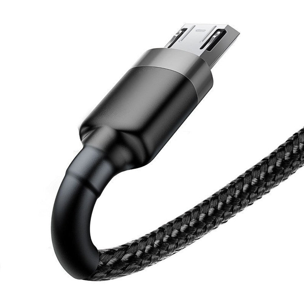 iQuick Braided Double Side Insertion Micro USB to USB-A Fast Charging ...