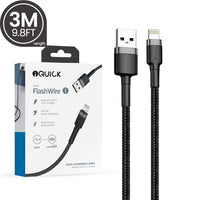 iQuick Braided Lightning to USB-A Fast Charging Cable
