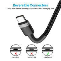 iQuick Braided USB-C to USB-C Fast Charging Cable
