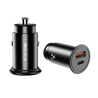 iQuick CQ2 38W Fast Car Charging USB-A & USB-C Ports
