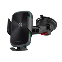 iQuick Q5 15W Wireless Charging Induction Car Holder With Round Gradient Light
