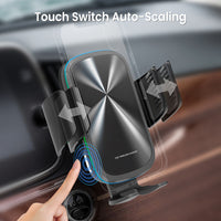 iQuick Q5 15W Wireless Charging Induction Car Holder With Round Gradient Light
