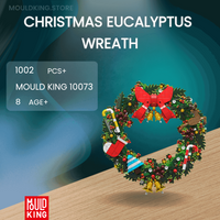 MOULD KING 10073 Christmas Eucalyptus Wreath with 1002 Pieces
